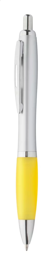 kuličkové pero žlutá s potiskem loga