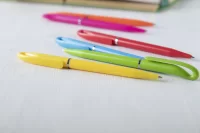 kuličkové pero žlutá s potiskem loga - foto 2