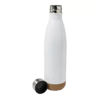 láhev z nerez oceli bílá s potiskem loga - foto 2