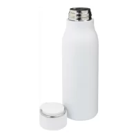 láhev z nerez oceli bílá s potiskem loga - foto 2