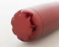 láhev z nerez oceli červená s potiskem loga - foto 3