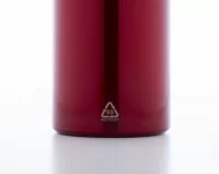 láhev z recyklované nerezové oceli červená s potiskem loga - foto 3