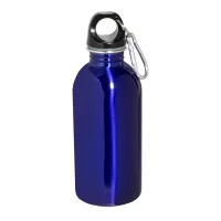 láhev z recyklované nerezové oceli modrá s potiskem loga - foto 7