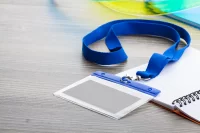 lanyard modrá s potiskem loga - foto 4