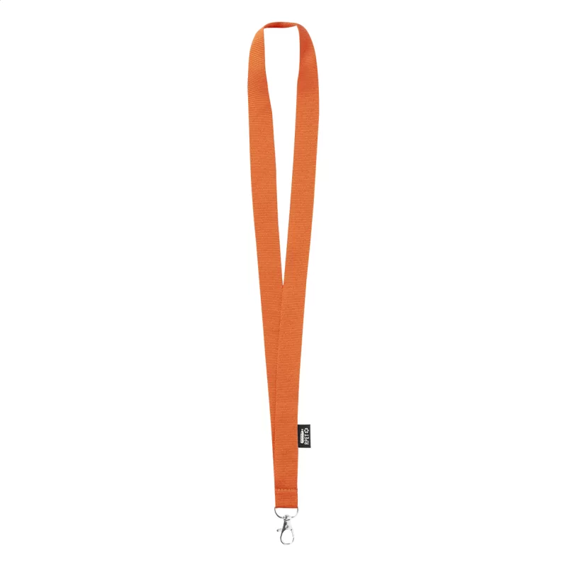 lanyard oranžová s potiskem loga