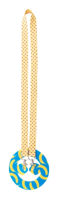 lanyard s držákem nápojů na zakázku bílá s potiskem loga - foto 4