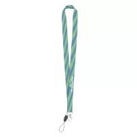 lanyard se sublimací na zakázku bílá s potiskem loga