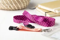 lanyard se sublimací na zakázku bílá s potiskem loga - foto 11