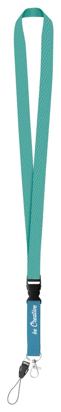 lanyard se sublimací na zakázku bílá s potiskem loga