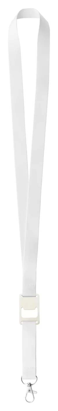lanyard se sublimací na zakázku bílá s potiskem loga - foto 2