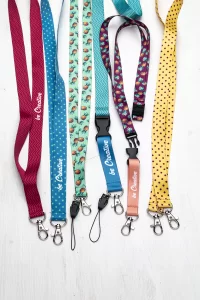 lanyard se sublimací na zakázku bílá s potiskem loga - foto 9