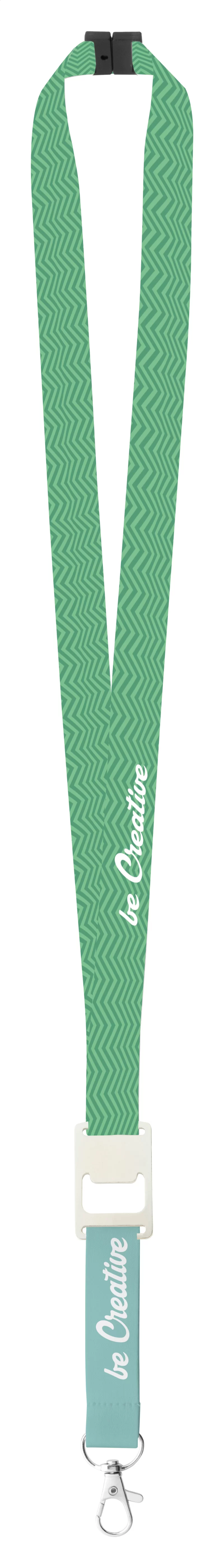 lanyard se sublimací na zakázku bílá s potiskem loga