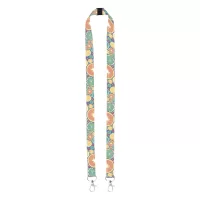 lanyard se sublimací na zakázku bílá s potiskem loga