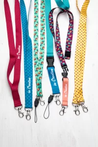 lanyard se sublimací na zakázku bílá s potiskem loga - foto 2