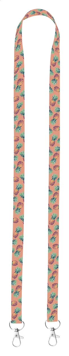 lanyard se sublimací na zakázku bílá s potiskem loga