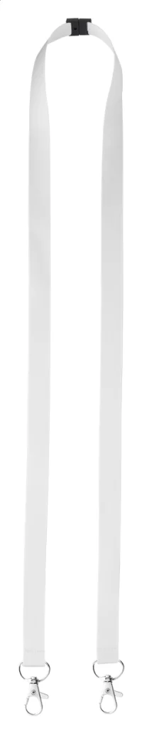 lanyard se sublimací na zakázku bílá s potiskem loga - foto 2