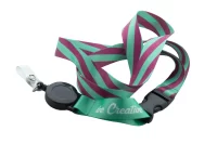 lanyard se sublimací na zakázku bílá s potiskem loga - foto 4