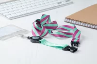 lanyard se sublimací na zakázku bílá s potiskem loga - foto 5