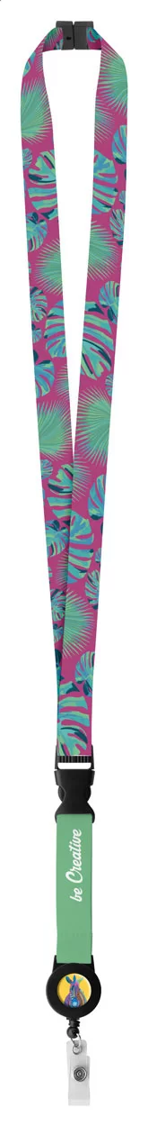 lanyard se sublimací na zakázku bílá s potiskem loga - foto 4