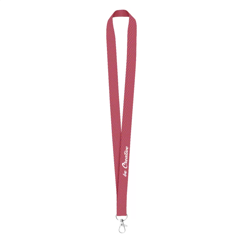 lanyard se sublimací na zakázku bílá s potiskem loga