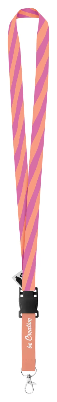 lanyard se sublimací na zakázku bílá s potiskem loga