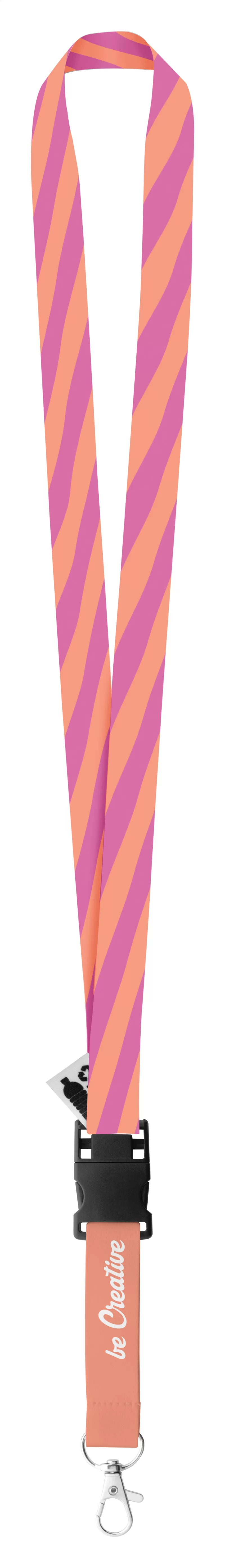 lanyard se sublimací na zakázku bílá s potiskem loga