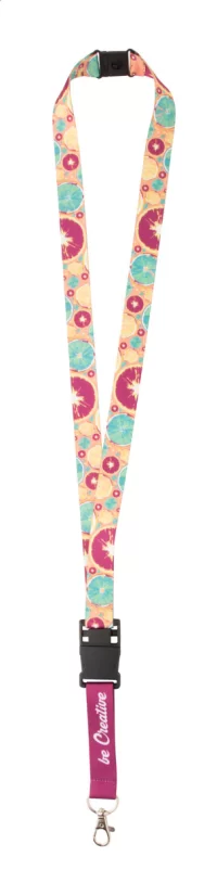 lanyard se sublimací na zakázku bílá s potiskem loga - foto 3