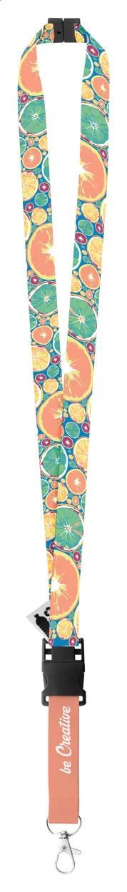 lanyard se sublimací na zakázku bílá s potiskem loga - foto 4