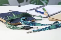 lanyard se sublimací na zakázku bílá s potiskem loga - foto 6