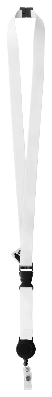 lanyard se sublimací na zakázku bílá s potiskem loga - foto 2