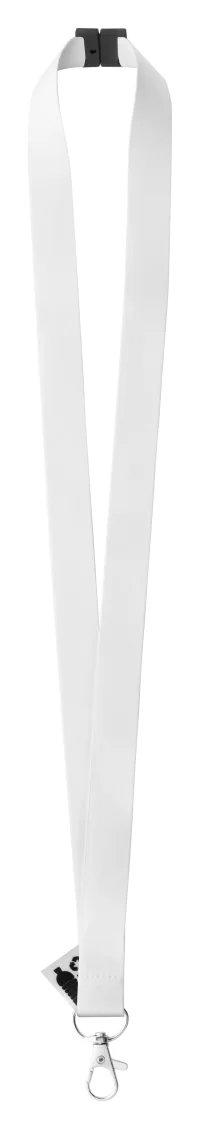 lanyard se sublimací na zakázku bílá s potiskem loga - foto 2