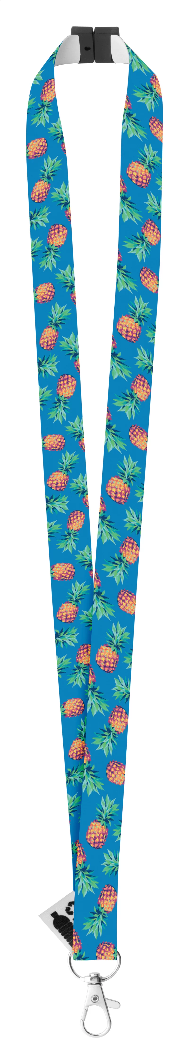 lanyard se sublimací na zakázku bílá s potiskem loga