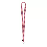 lanyard se sublimací na zakázku bílá s potiskem loga