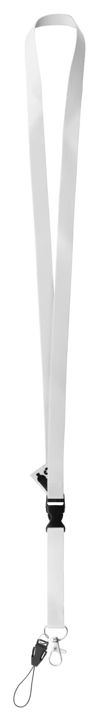 lanyard se sublimací na zakázku bílá s potiskem loga - foto 2