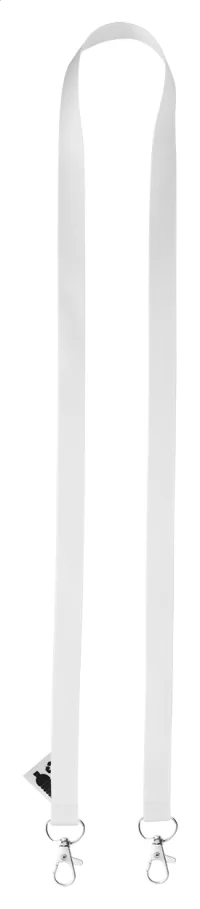 lanyard se sublimací na zakázku bílá s potiskem loga - foto 2