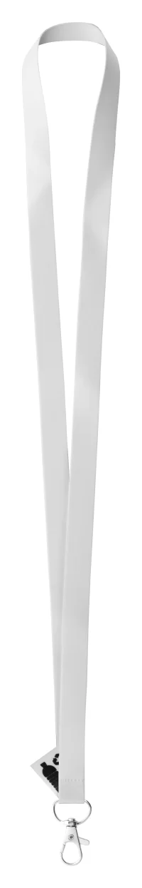 lanyard se sublimací na zakázku bílá s potiskem loga - foto 2