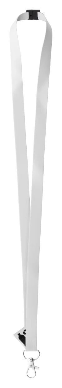 lanyard se sublimací na zakázku bílá s potiskem loga - foto 2