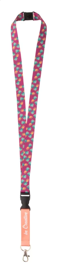 lanyard se sublimací na zakázku bílá s potiskem loga - foto 4