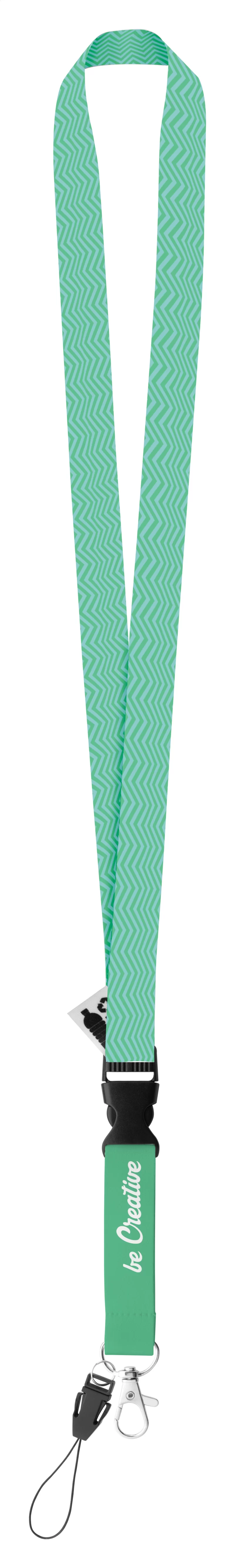 lanyard se sublimací na zakázku bílá s potiskem loga