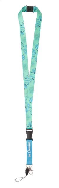 lanyard se sublimací na zakázku bílá s potiskem loga - foto 3