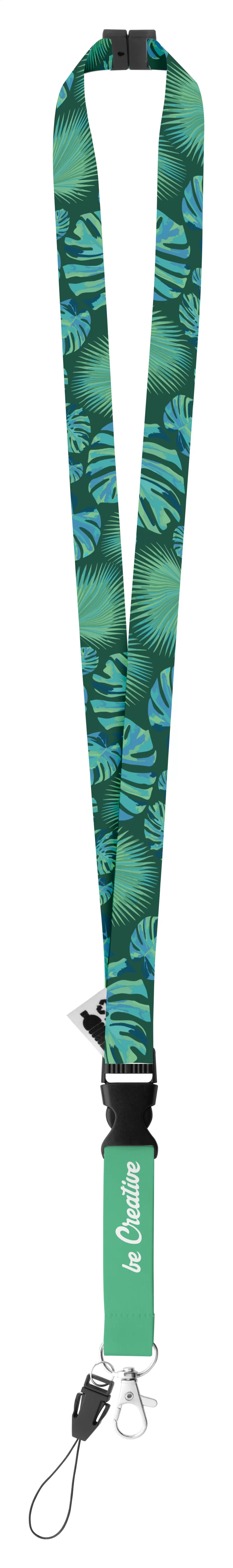 lanyard se sublimací na zakázku bílá s potiskem loga