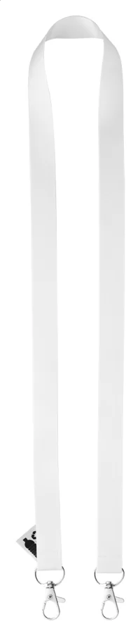 lanyard se sublimací na zakázku bílá s potiskem loga - foto 5