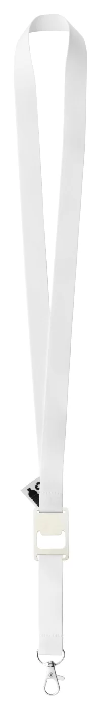 lanyard se sublimací na zakázku bílá s potiskem loga - foto 2
