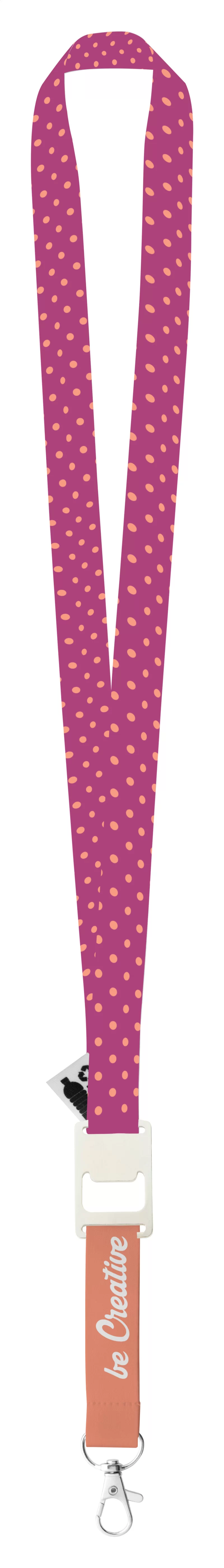 lanyard se sublimací na zakázku bílá s potiskem loga