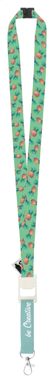 lanyard se sublimací na zakázku bílá s potiskem loga - foto 3