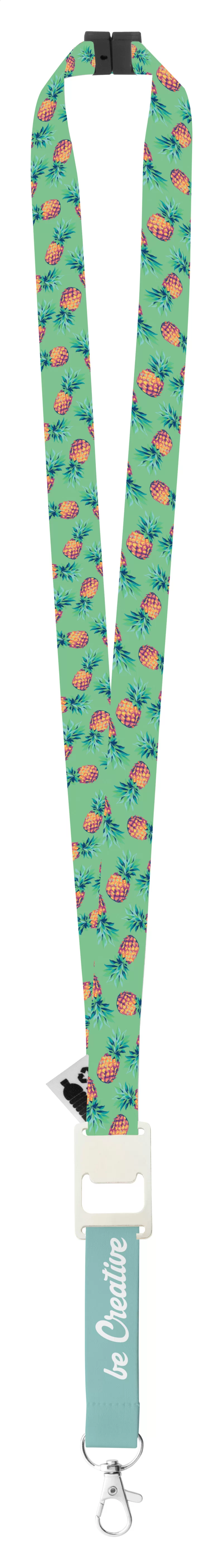 lanyard se sublimací na zakázku bílá s potiskem loga