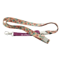 lanyard se sublimací na zakázku bílá s potiskem loga - foto 4