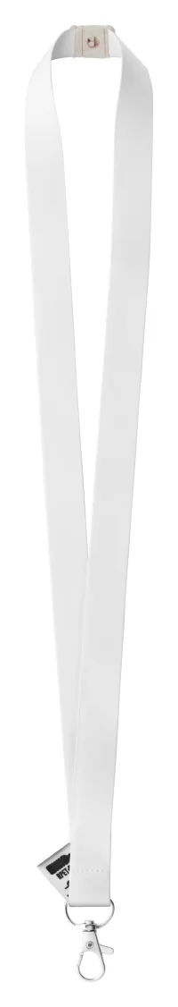 lanyard se sublimací na zakázku bílá s potiskem loga - foto 2