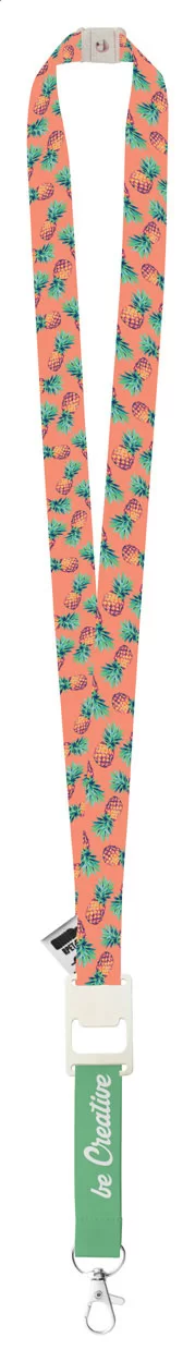 lanyard se sublimací na zakázku bílá s potiskem loga - foto 3