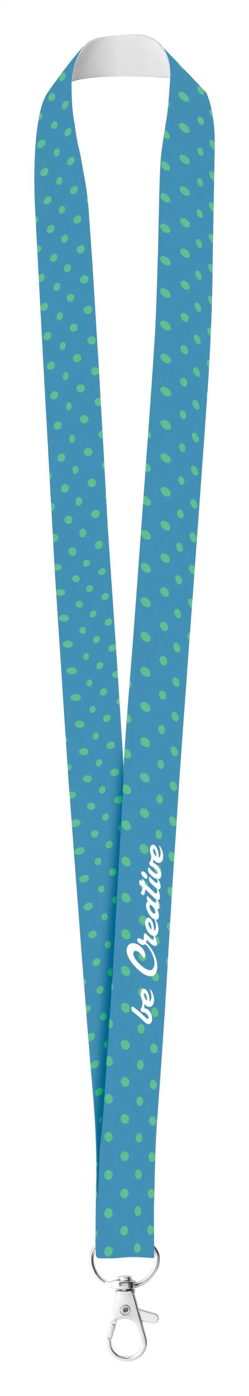 lanyard se sublimací na zakázku bílá s potiskem loga